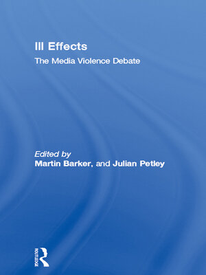 cover image of Ill Effects